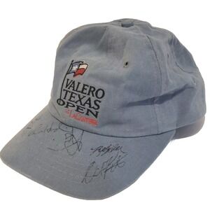 Valero Texas Open At La Cantera Signed Cap OSFM Signatures Unknown. Year Unknown